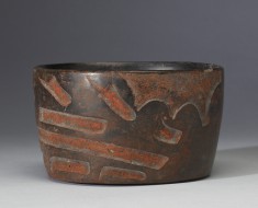 Carved Bowl with Olmec Dragon Motif
