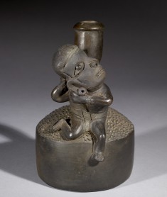 Stirrup Vessel with Figure