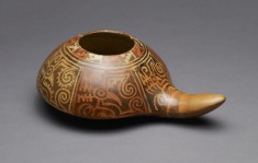 Painted Dipper Vessel