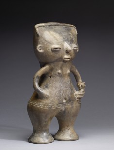 Standing Figure of a Mother and Child