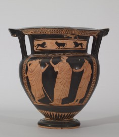 Column Krater with Standing Figures