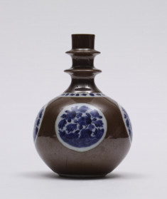 Bottle with Floral Medallions