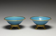Pair of Bowls with Turquoise Glaze