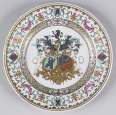 Plate with Armorials of Italian and Antwerp Family
