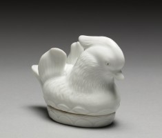 Incense Container ("Kogo") in the Form of a Mandarin Duck