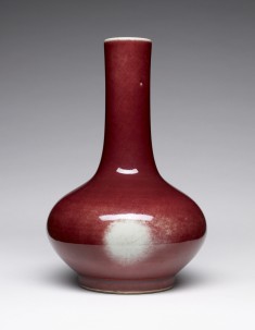 Bottle-Shaped Vase with Long Neck