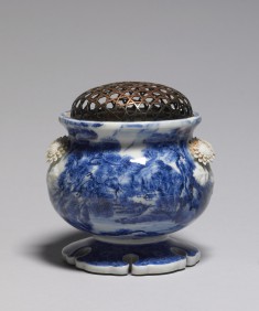 Incense Burner with Landscape Painting