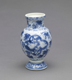 Vase with Flowers and Grapes