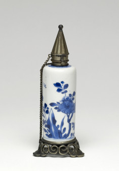 Bottle with Peonies