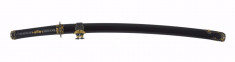 Sword (tachi) with dark brown lacquer saya, tortoise-shell marks (includes 51.1228.1-51.1228.4)