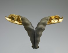 Helmet Ornament with a Pea Pod