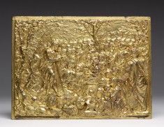 Plaque with Saint John the Baptist Preaching