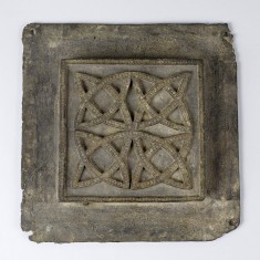 Door Panel with an Interlace Design