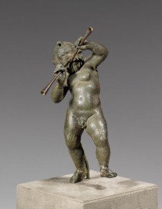 Papposilenos Playing the Double Flute