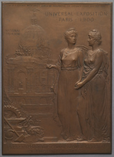 Model for a Plaque Commemorating the Universal Exposition, Paris, 1900
