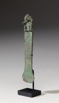 Knife (tumi) with Removable Figural Handle