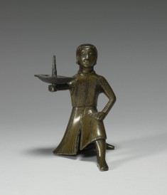 Candlestick with a Young Page