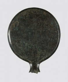 Mirror with Heracles, Dionysus, Ariadne, and Eros