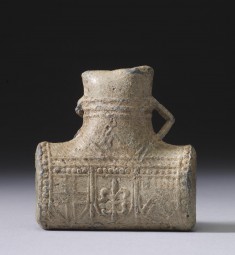 Pilgrimage Flask from the Shrine of Thomas Becket in Canterbury
