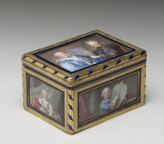 Snuffbox with the Family of Louis XV