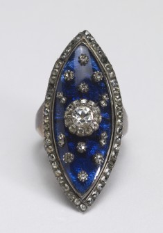 Navette-Shaped "Heavens" Ring