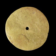 Disc-Shaped Ornament with Pierced Hole