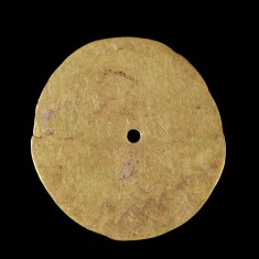 Disc-Shaped Ornament with Pierced Hole