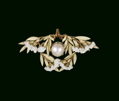 Laurel Leaves Brooch