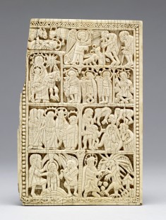 Book-Cover Plaque with Scenes of the Life of Christ