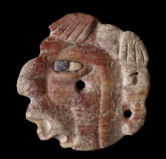 Engraved Profile Head with Inlaid Eye