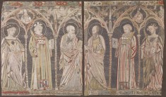 Embroidered Altar Frontal with Standing Saints
