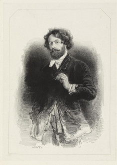 Self-Portrait Holding a Cigarette
