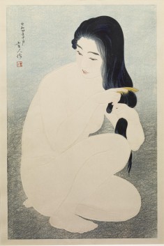 Kamisuki (Combing Her Hair)