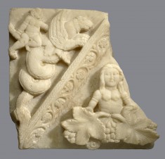 Fragment of a Pediment with a Goddess