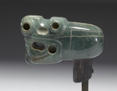 Serpent Effigy Mace Head