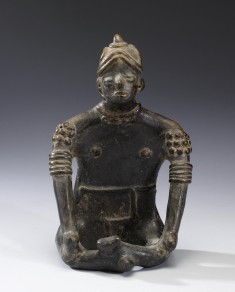 Seated Male Shaman Figure