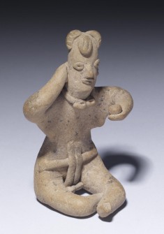 Seated Female (?) Figure