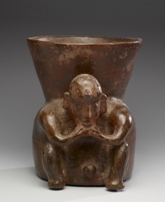 Seated Shaman (?) Effigy Vessel