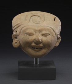 Head from Ritual Performer Figure