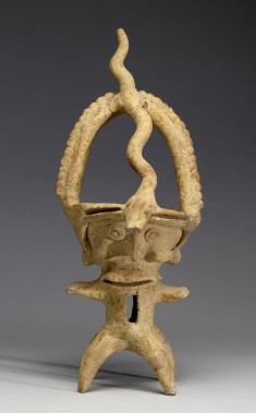 Ritual Performers Effigy Incense Burner