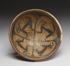 Footed Dish with Animal Motifs