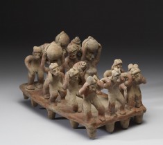 Processional Scene (Men Carrying Pulque Jars)