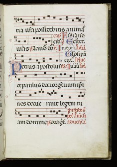 Leaf from Antiphonary