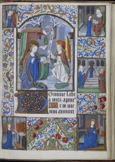Annunciation with Meeting at the Golden Gate