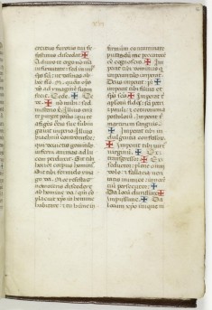 Leaf from Conjuratio malignorum spirituum in corporibus hominum existium