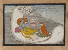 Vishnu Reclining on the Serpent Shesha