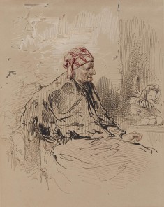 Old Woman in Red Cap