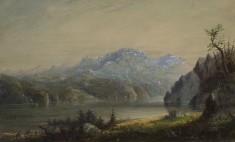 Lake and Mountain Scene