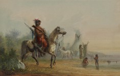 Indian Returning to Camp with Game