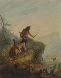 Snake Indians Shooting Elk